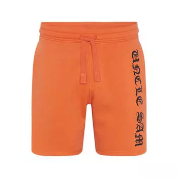 Шорты в характерном стиле этикетки UNCLE SAM, цвет orange