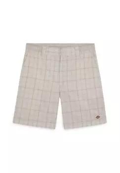 Шорты в клетку для улицы с белой кепкой Surry Dickies, белый