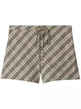 Шорты в клетку Vintage Check BURBERRY, нейтральный