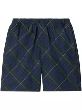 Шорты в клетку Vintage Check Burberry, синий