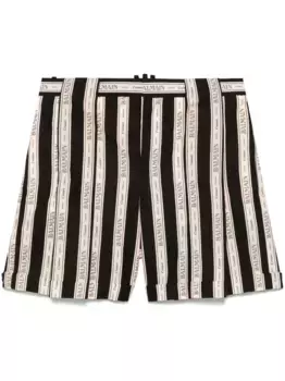 Шорты в полоску BALMAIN, нейтральный