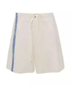 Шорты в полоску с логотипом Jw Anderson, бежевый