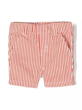 Шорты в полоску Stella McCartney Kids, красный