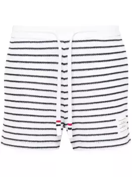 Шорты в полоску THOM BROWNE, белый