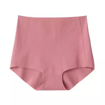 Шорты в рубчик, нежные для кожи MUJI, розовый