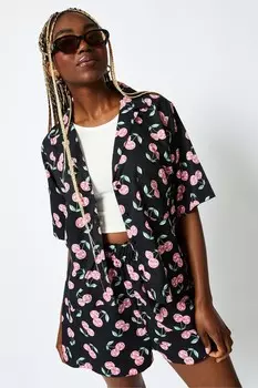 Шорты в стиле диско вишня Skinnydip, черный