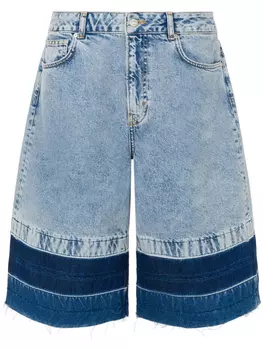 Шорты в стиле колор-блок MOSCHINO JEANS, синий