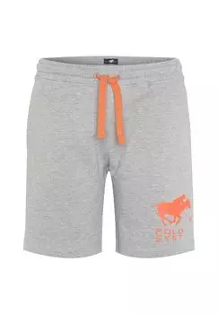 Шорты в стиле лейбла POLO SYLT, цвет Neutral Gray Melange