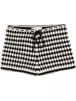 Шорты в технике кроше Giuseppe Di Morabito, черный