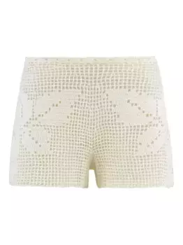 Шорты в технике кроше Magda Butrym, нейтральный