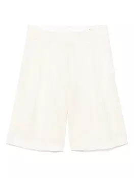 Шорты в тонкую полоску A Paper Kid, нейтральный