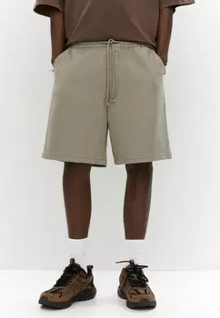 Шорты WITH DRAWSTRINGS - BERMUDA - Tracksuit bottoms PULL&BEAR, хаки