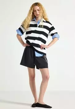 Шорты WITH STRIPES Lindex, черный