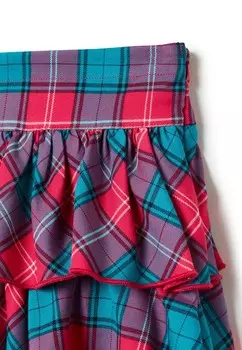 Шорты With Tartan Pattern And Flounce OVS, розовые голубые