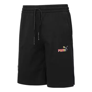 Шорты worldwide french terry shorts 'black' Puma, черный