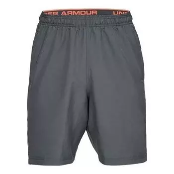 Шорты woven graphic wordmark shorts 'grey' Under Armour, серый