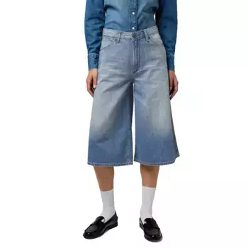 Шорты Wrangler The Culotte Regular Fit denim, синий