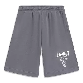 Шорты все возможно графические прямые шорты Li-Ning, серый