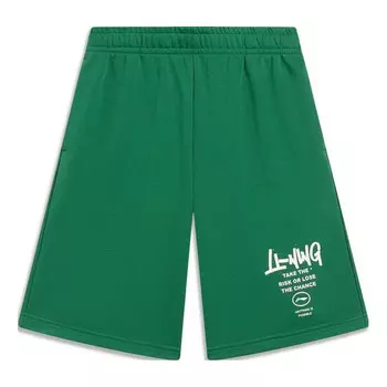 Шорты все возможно графические прямые шорты Li-Ning, зеленый