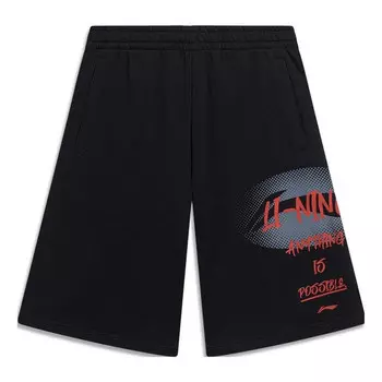 Шорты все возможно графические свободные шорты Li-Ning, черный