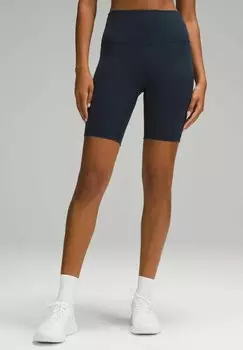 Шорты WUNDER TRAIN HIGH-RISE 20CM lululemon, темно-синий