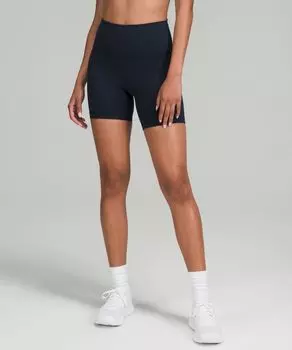 Шорты Wunder Train с высокой посадкой Lululemon, нави