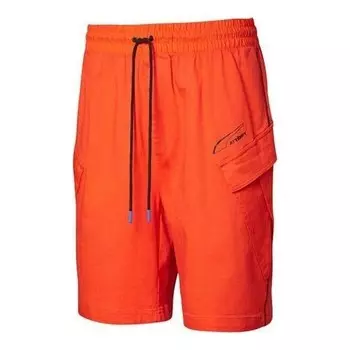 Шорты x attempt shorts 'orange black' Puma, оранжевый