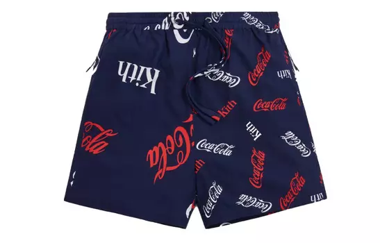 Шорты X Coca Cola Printed Short KITH, синий