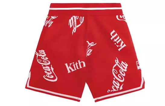 Шорты X Coca Cola X Mitchell & Ness Coke Logo Short KITH, красный