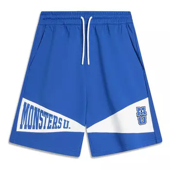 Шорты x Дисней Монстры Университет графические шорты Li-Ning, синий