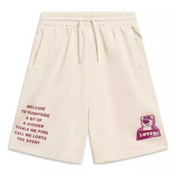 Шорты x disney toy story graphic shorts 'beige' Li-Ning, бежевый