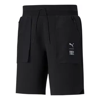Шорты x first mile double knit cargo shorts 'black' Puma, черный