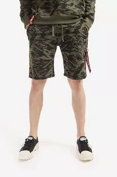 Шорты X-Fit Cargo Short с камуфляжным принтом Alpha Industries, зеленый