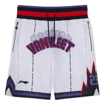 Шорты x fred vanvleet graphic basketball shorts 'white' Li-Ning, белый
