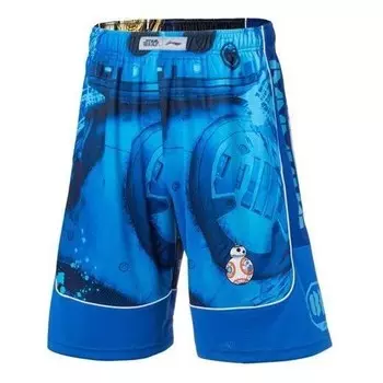 Шорты x star wars badfive баскетбольные шорты Li-Ning, синий