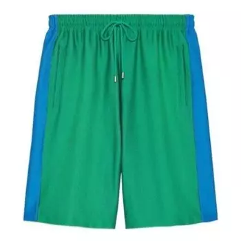 Шорты x the north face nylon shorts 'green' Gucci, зеленый