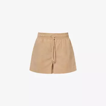 Шорты замшевые Represent blivion на шнурке, желтый