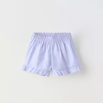 Шорты Zara Poplin, сиреневый