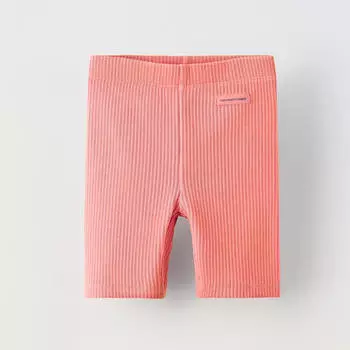 Шорты Zara Ribbed Cycling, оранжевый