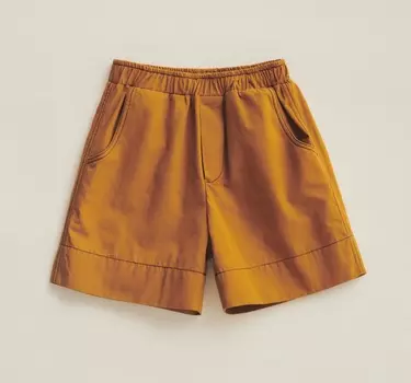 Шорты Zara Timelesz Long Poplin Bermuda, темно-оранжевый