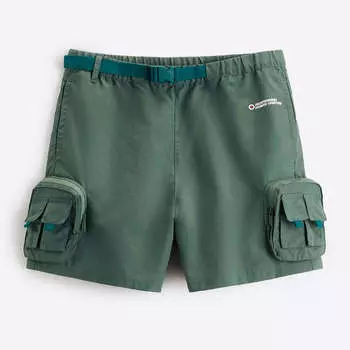 Шорты Zara Utility Bermuda Shorts X Rhuigi - Limited Edition, зеленый
