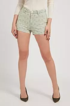 Шорты – зеленые – нормальная талия Guess, зеленый
