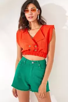 Шорты – зеленые – нормальная талия Olalook, зеленый