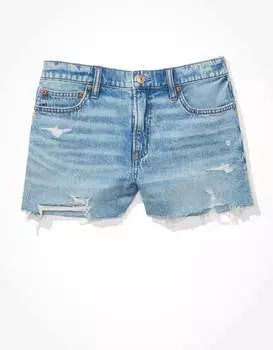 Шорты женские American Eagle Outfitters, цвет medium indigo wash