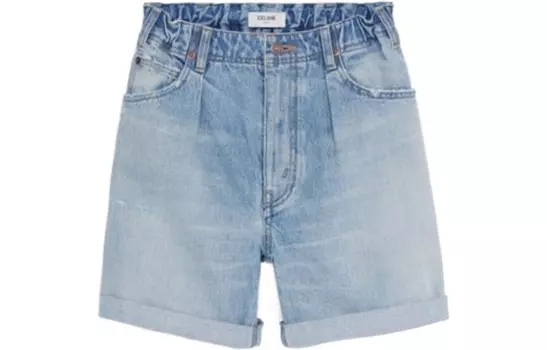 Шорты женские Celine джинсовые, синий
