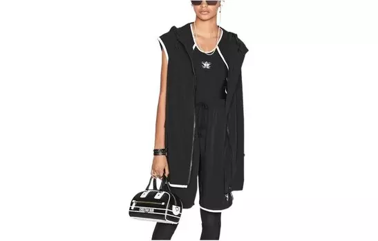 Шорты женские Dior, черный / белый