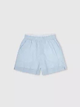 Шорты женские Gap в тонкую полоску, синий