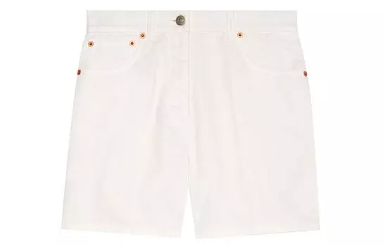Шорты женские Gucci джинсовые, белый