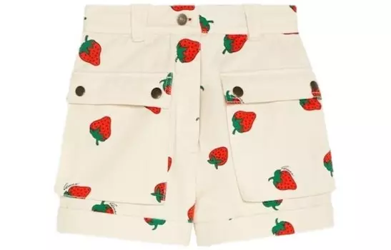 Шорты женские Gucci джинсовые, слоновая кость