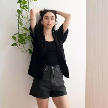 Шорты женские Levi's, черный